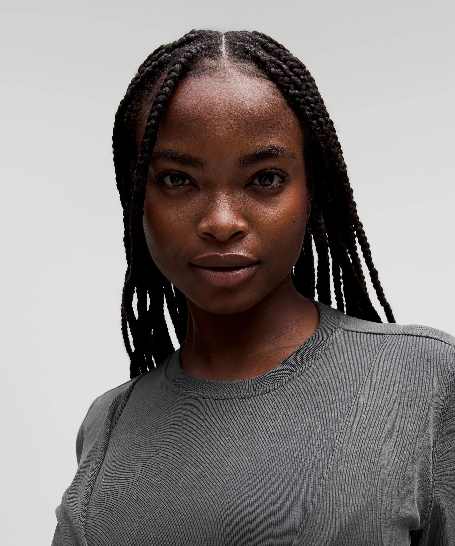 Wrap-Front Soft Ribbed Midi Dress sold by Lululemon product image thumbnail 3