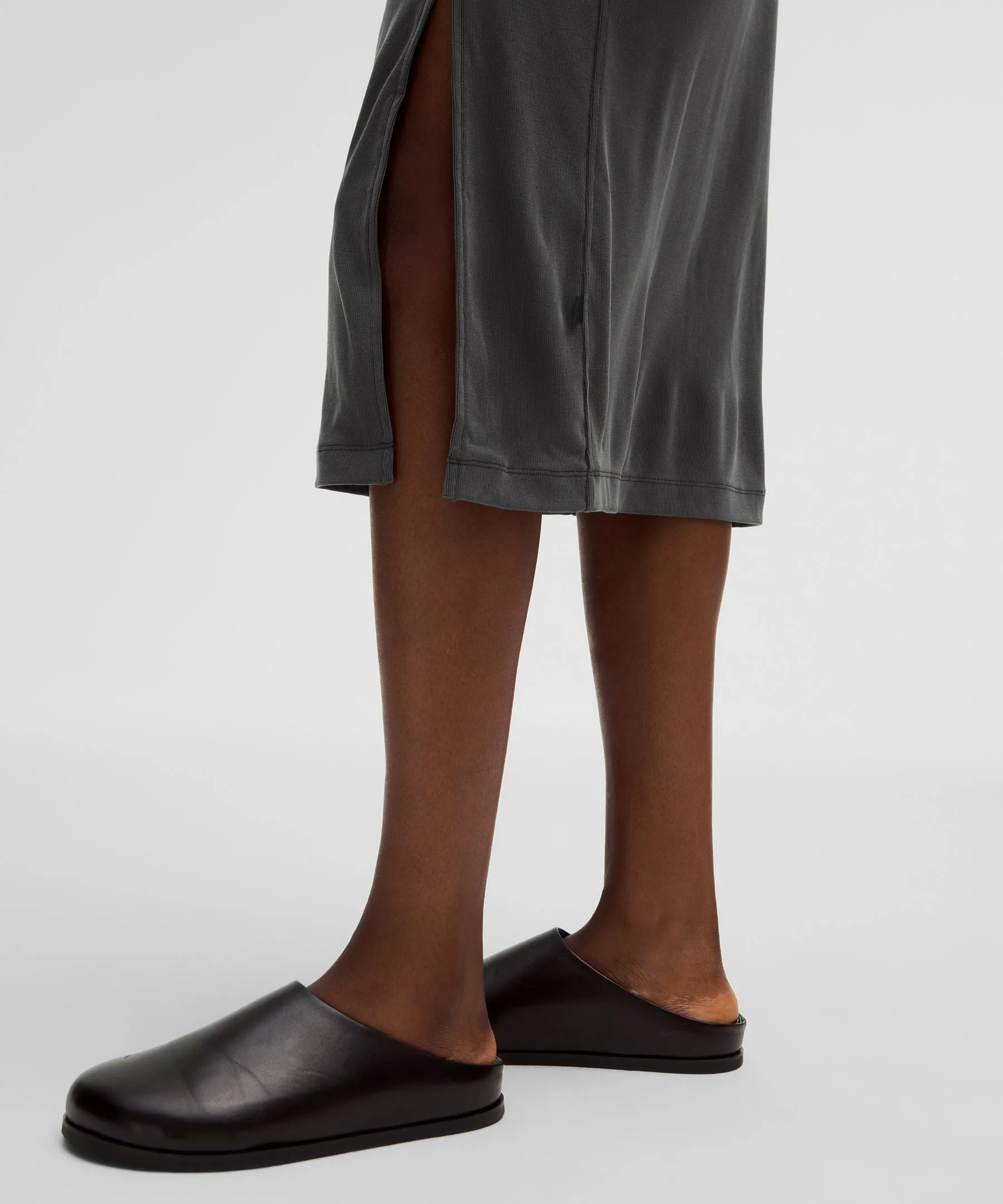 Wrap-Front Soft Ribbed Midi Dress sold by Lululemon product image thumbnail 5