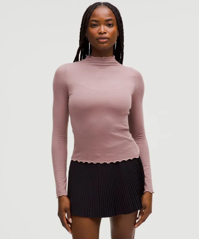 Hold Tight Lettuce-Edge Turtleneck *Sparkle sold by Lululemon