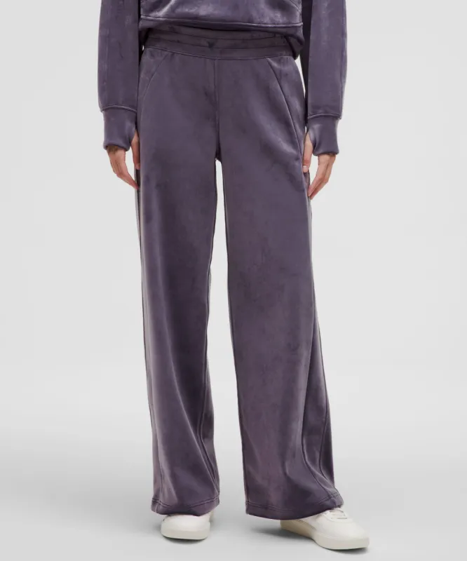 Scuba Mid-Rise Wide-Leg Pant *Velvet sold by Lululemon