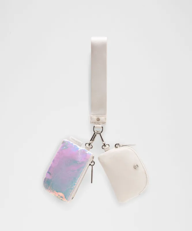 Dual Pouch Wristlet *Iridescent sold by Lululemon