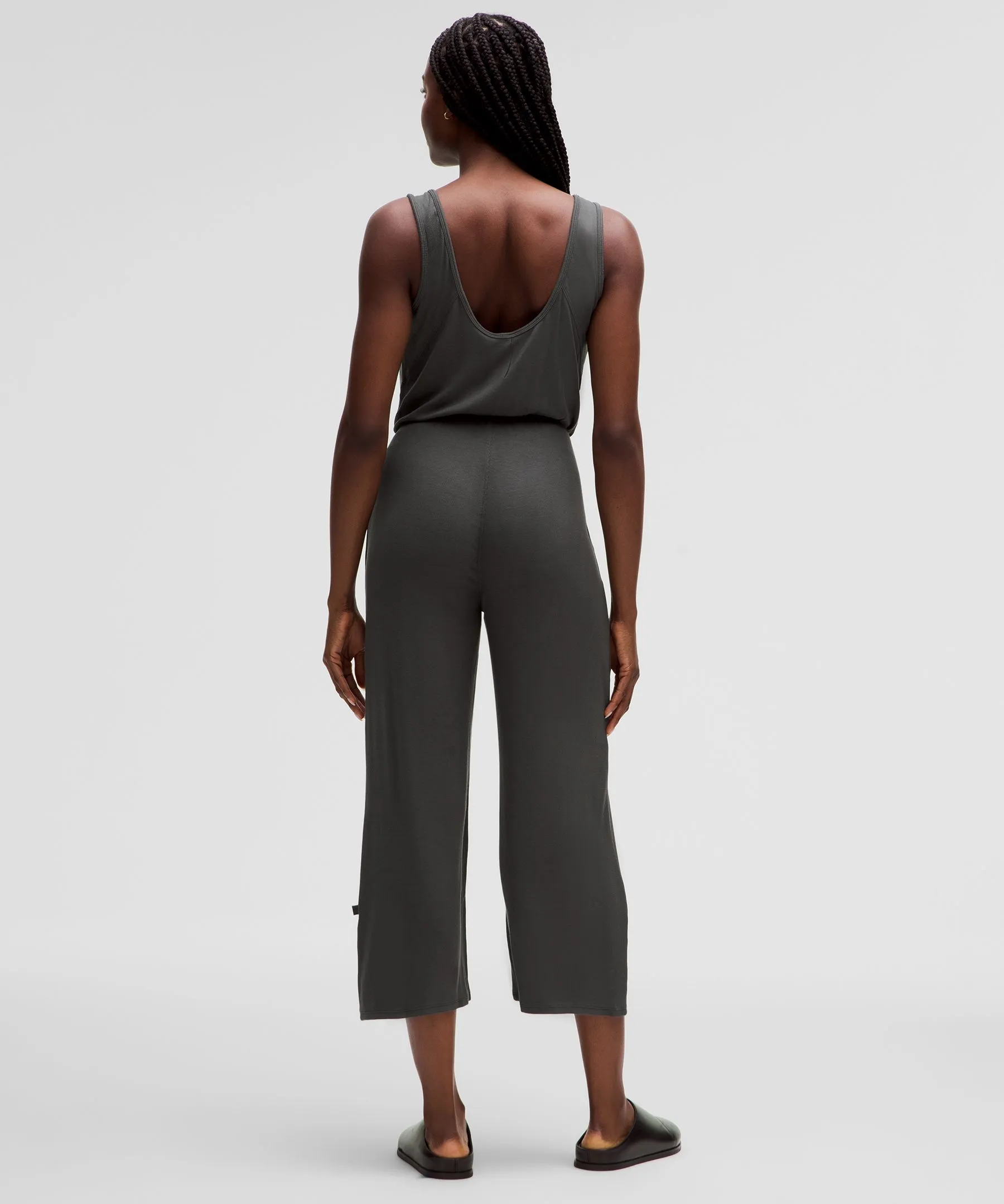 Cropped Wide-Leg Ribbed Jumpsuit sold by Lululemon product image thumbnail 2