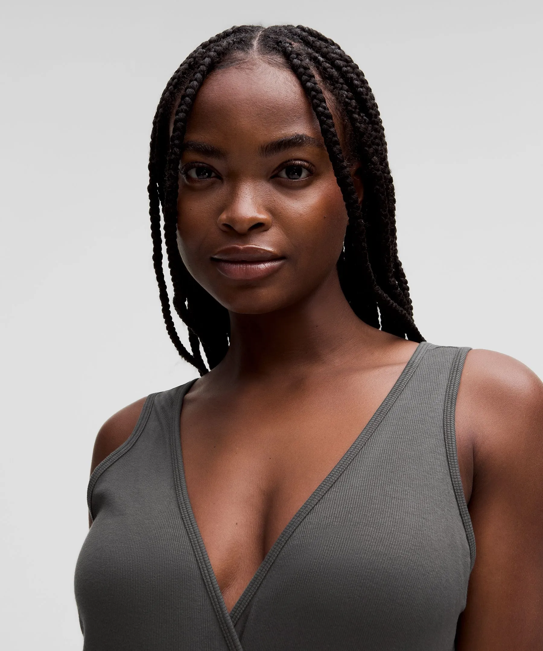 Cropped Wide-Leg Ribbed Jumpsuit sold by Lululemon product image thumbnail 3