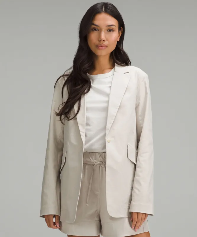 Relaxed-Fit Smooth Twill Blazer sold by Lululemon
