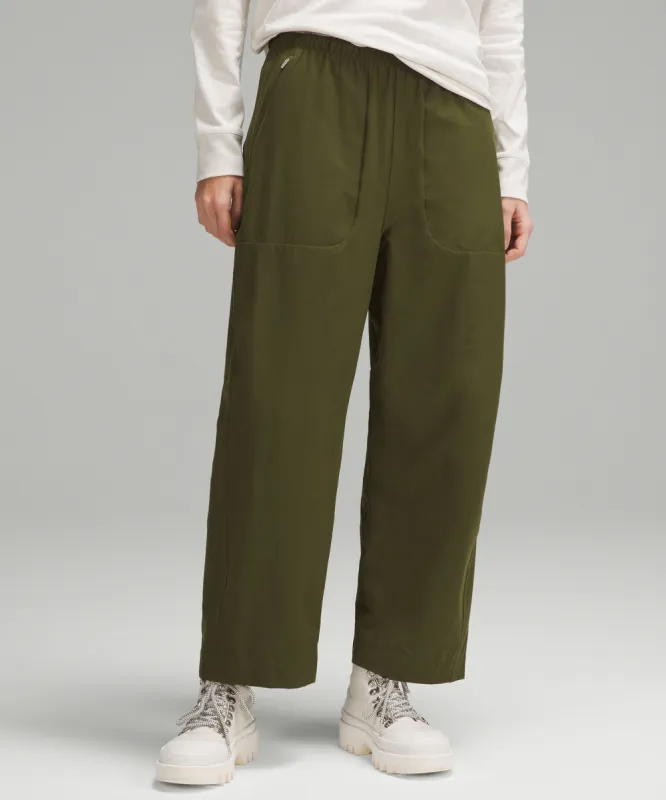 Lightweight Mid-Rise Barrel-Leg Cropped Pant sold by Lululemon
