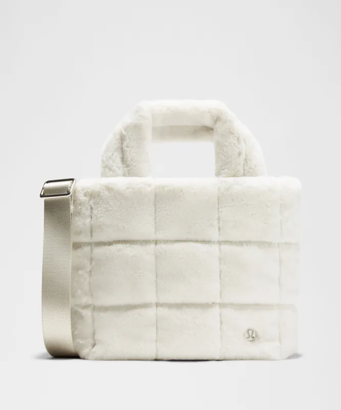 Quilted Grid Tote Bag Mini 5L *Plush Fleece sold by Lululemon