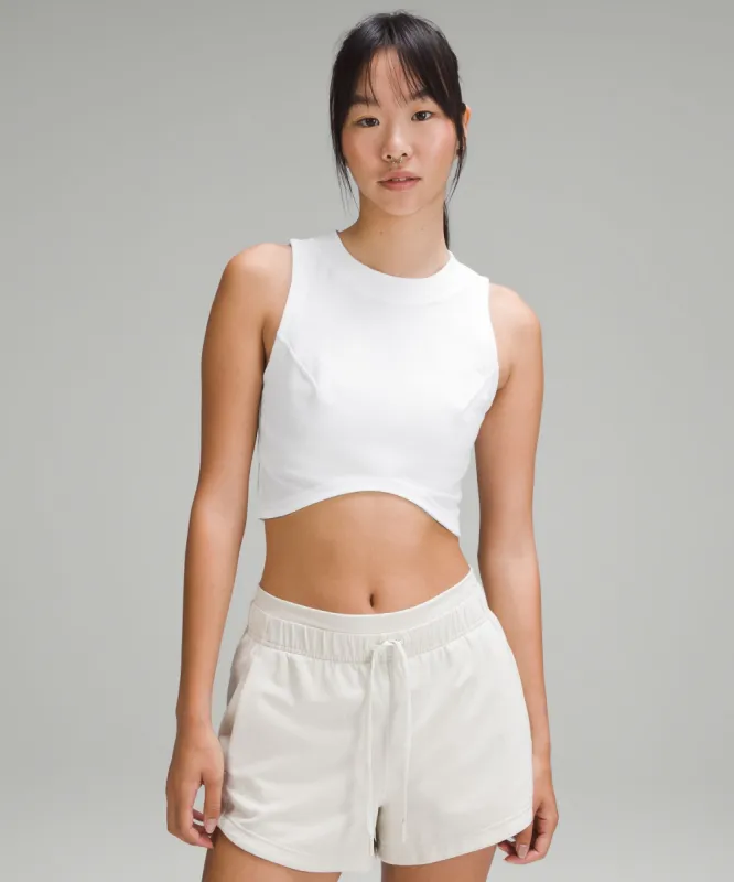 Heavyweight Cotton Cropped Tank Top sold by Lululemon