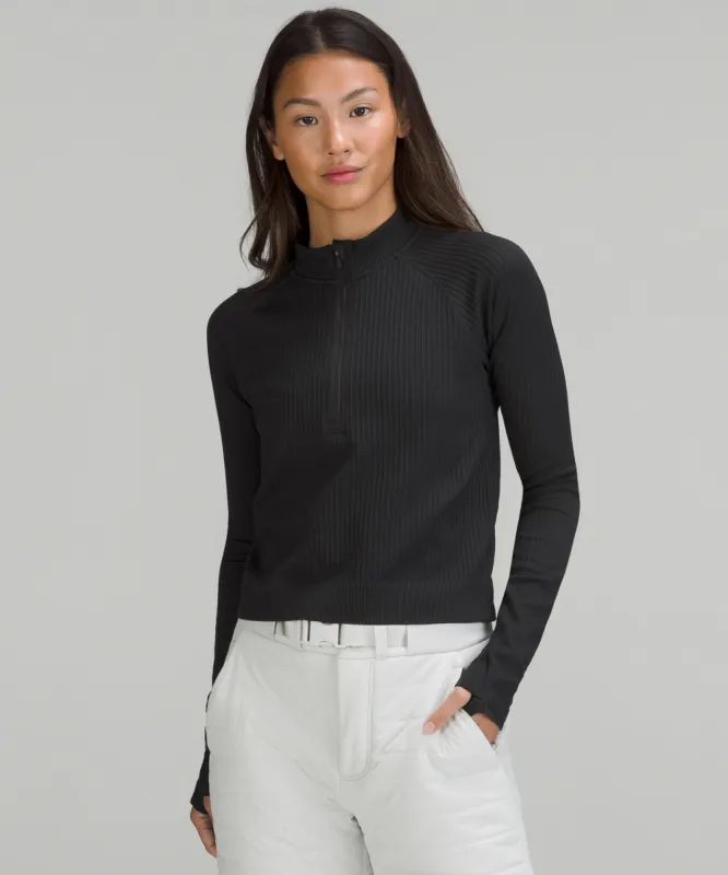Rest Less Cropped Half Zip sold by Lululemon