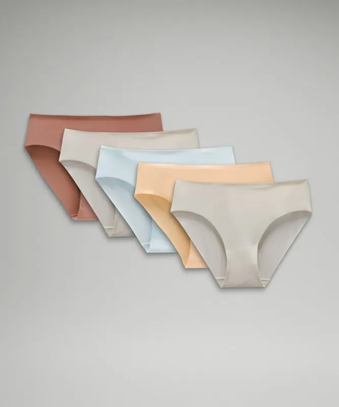 InvisiWear Mid-Rise Bikini Underwear *5 Pack sold by Lululemon