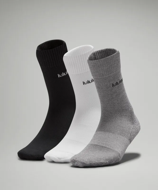 Women's Daily Stride Comfort Crew Sock*3 Pack sold by Lululemon