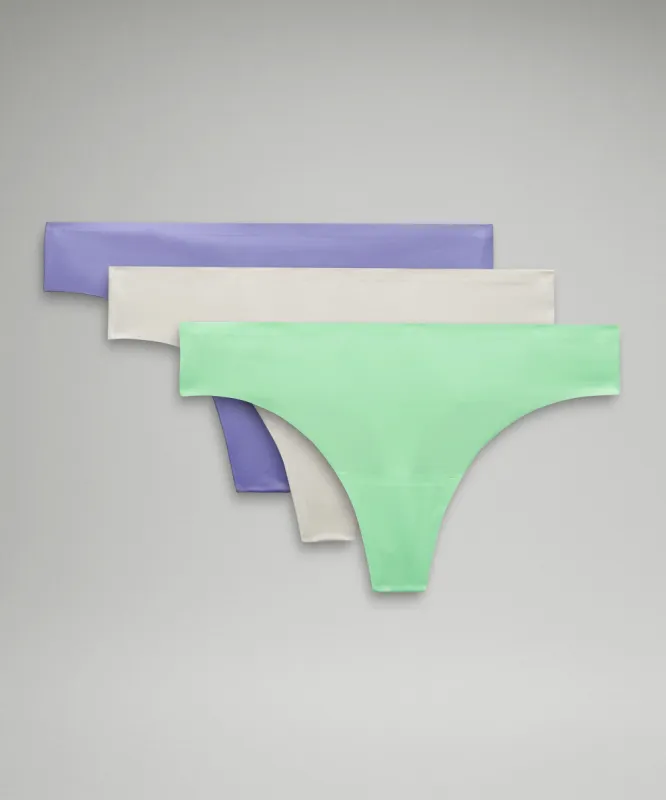 InvisiWear Mid-Rise Thong Underwear *3 Pack sold by Lululemon
