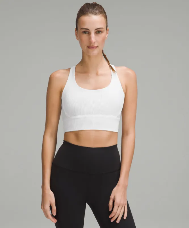 lululemon Energy Longline Ribbed Bra Luxtreme *Medium Support, B–D Cups sold by Lululemon