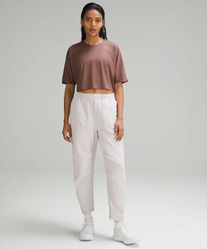 lululemon lab Women's Grid Mesh Short-Sleeve Shirt *Graphic sold by Lululemon