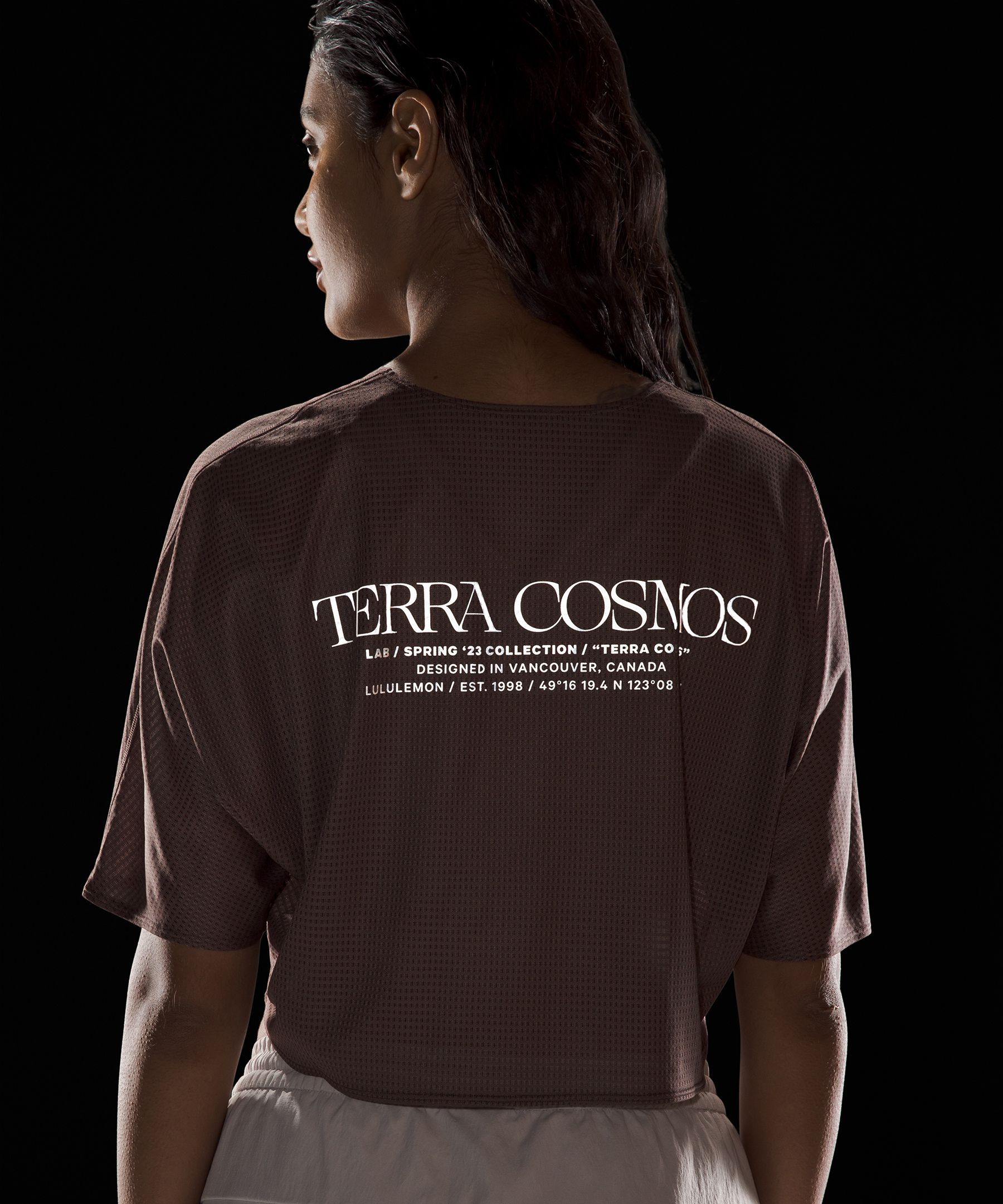 lululemon lab Women's Grid Mesh Short-Sleeve Shirt *Graphic sold by Lululemon product image thumbnail 6