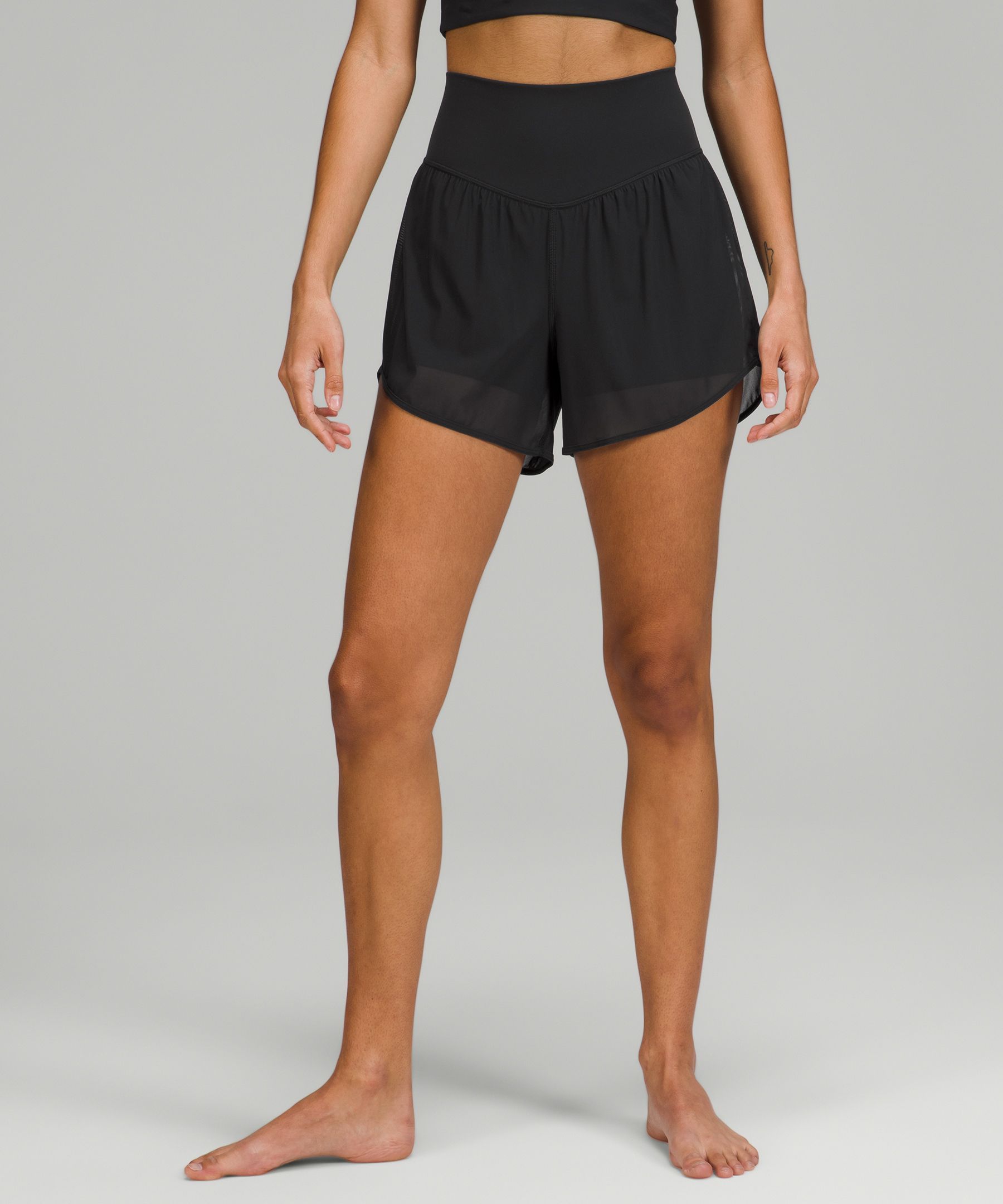 Nulu and Mesh High-Rise Yoga Short 3.5" *Online Only sold by Lululemon