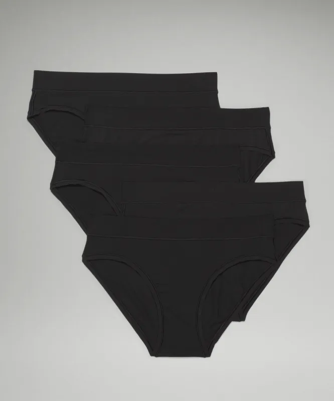 UnderEase Mid-Rise Bikini Underwear 5 Pack sold by Lululemon