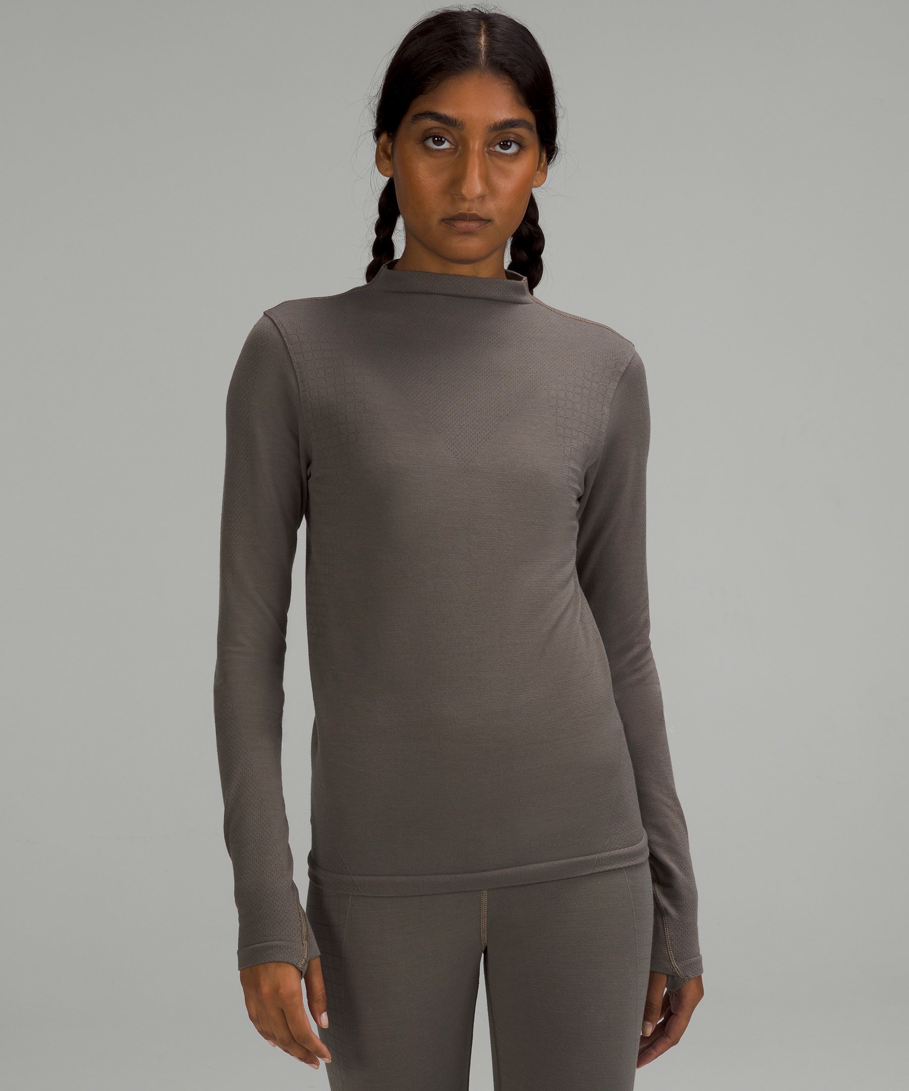 lululemon lab Seamless Wool-Blend Long Sleeve Shirt sold by Lululemon product image thumbnail 2