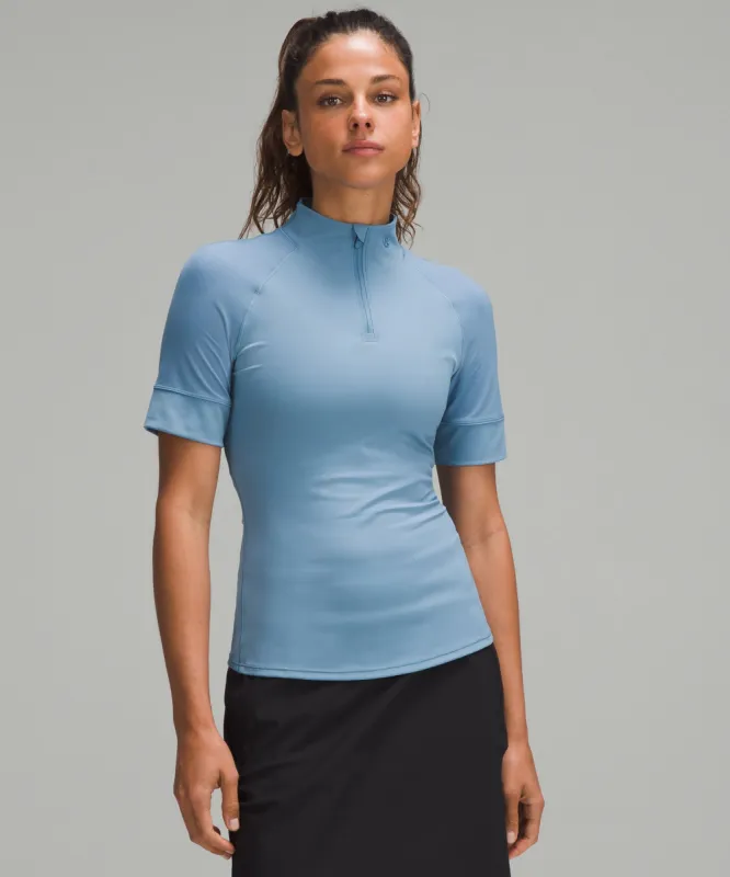 Nulux Half-Zip Golf Short-Sleeve Shirt made by Lululemon