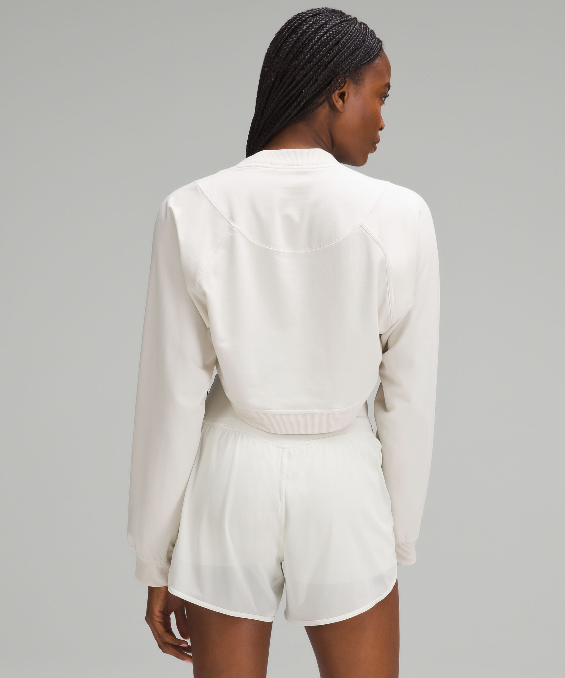 French Terry Long-Sleeve Shrug sold by Lululemon product image thumbnail 3