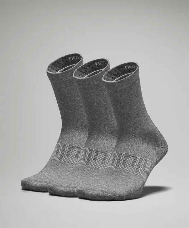 Women's Power Stride Crew Sock *3 Pack sold by Lululemon