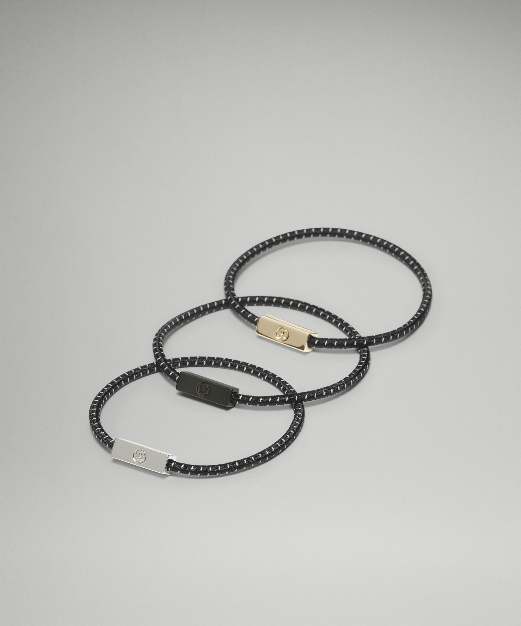 Sleek and Strong Hair Ties 3 Pack sold by Lululemon