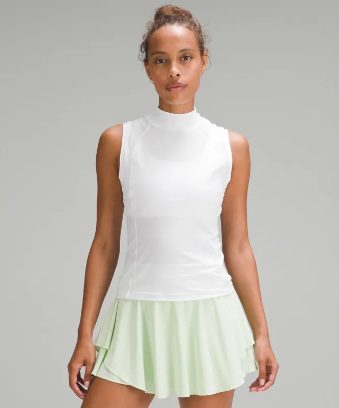 Lightweight Nulux Mock-Neck Tank Top made by Lululemon