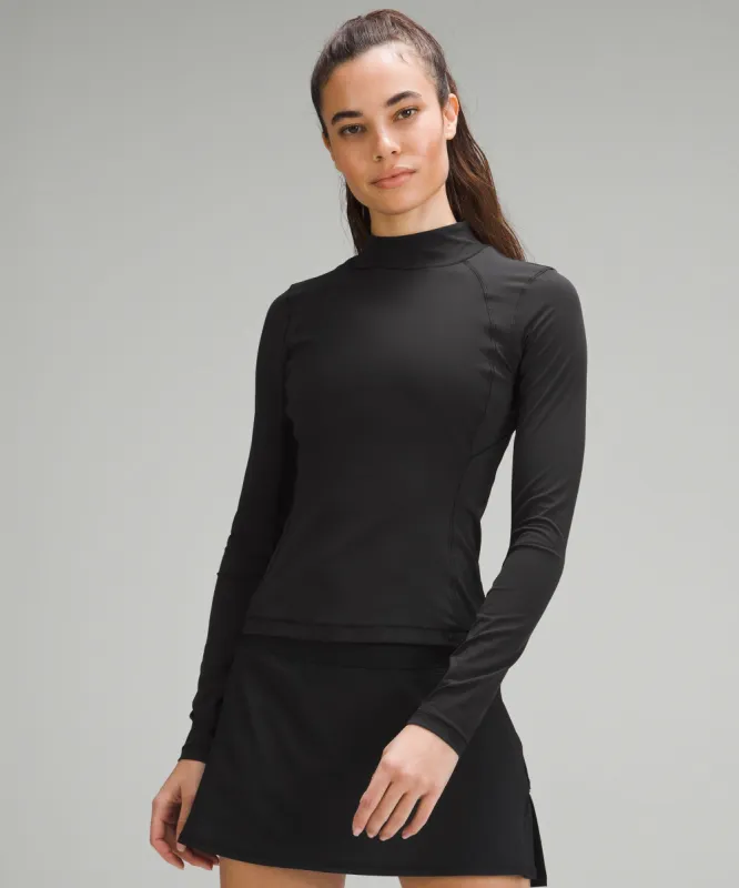 Nulux Mock-Neck Long-Sleeve Shirt sold by Lululemon