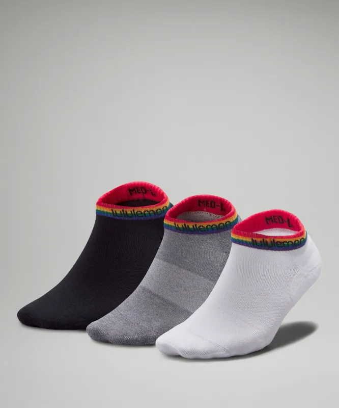 Women's Daily Stride Comfort Low-Ankle Sock Stripe*3 Pack sold by Lululemon