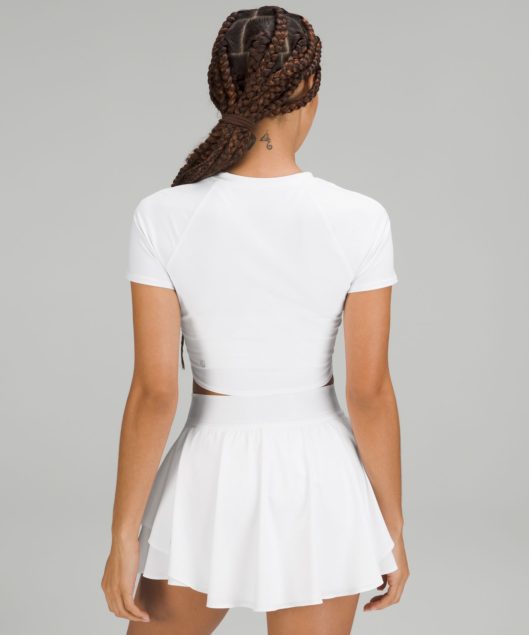 Nulux Cropped Tennis Short-Sleeve Shirt sold by Lululemon product image thumbnail 3