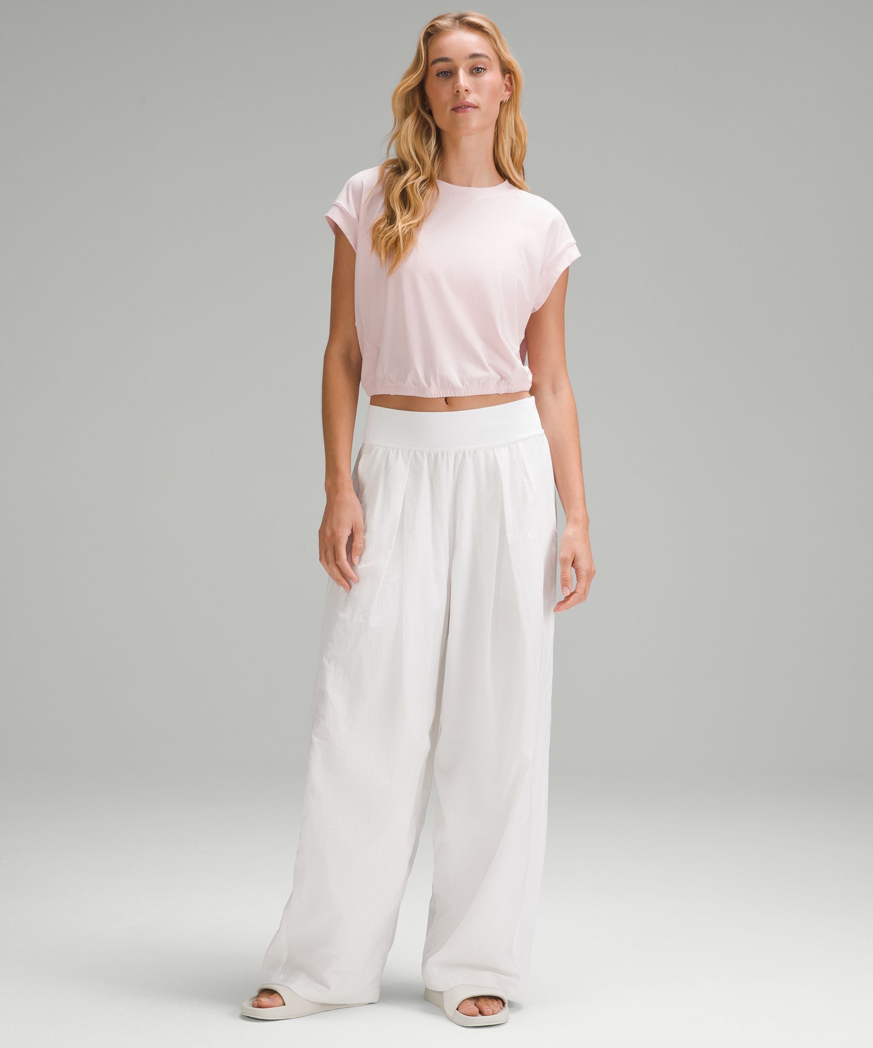 Wide-Sleeve Gathered Hem T-Shirt sold by Lululemon product image thumbnail 2