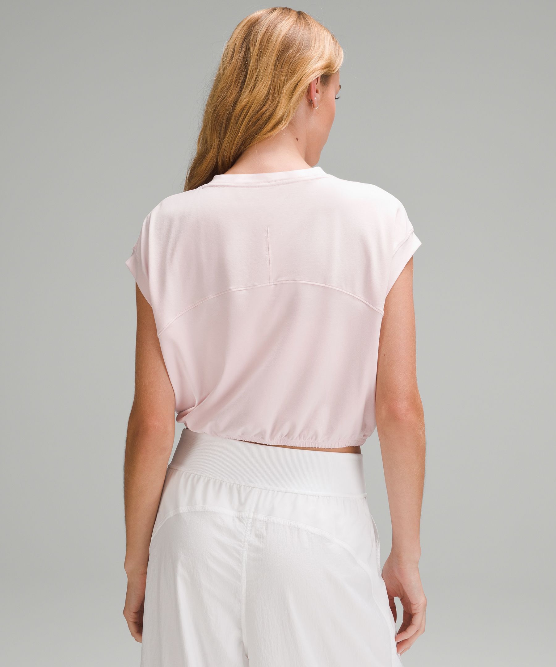 Wide-Sleeve Gathered Hem T-Shirt sold by Lululemon product image thumbnail 3