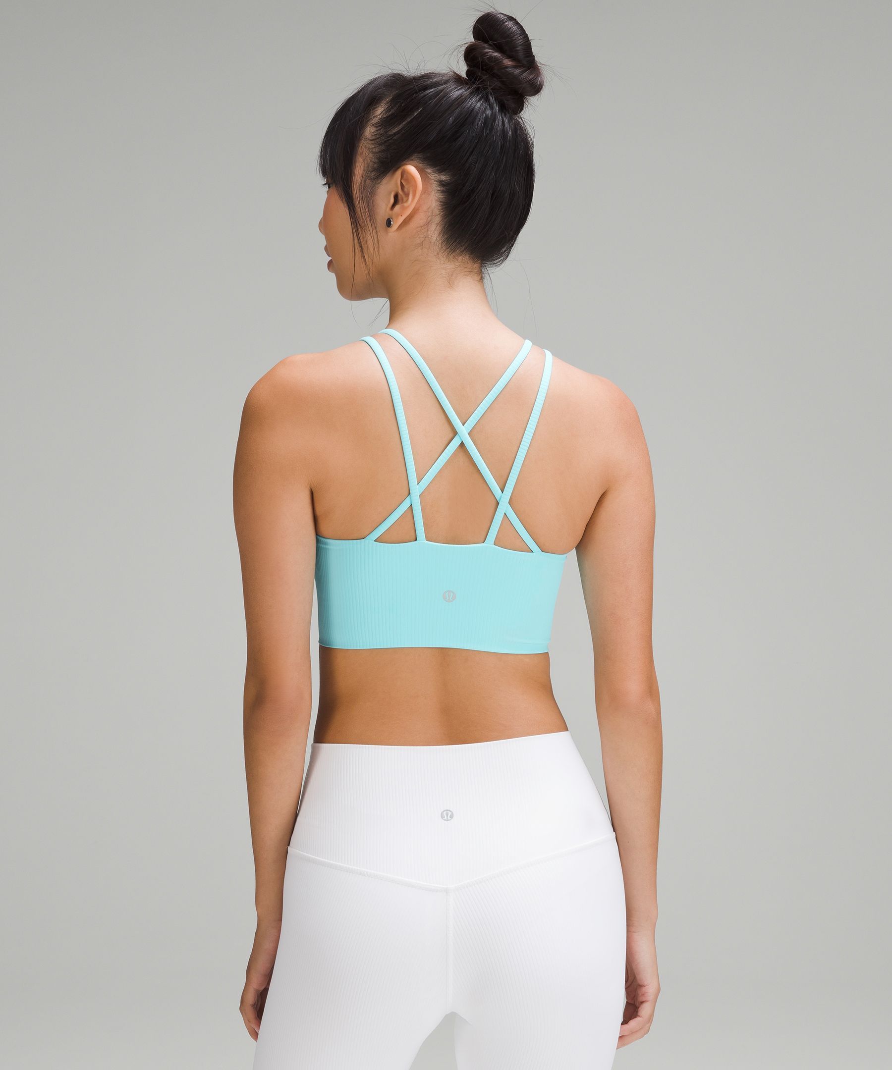 Like a Cloud High-Neck Longline Ribbed Bra *Light Support, B/C Cup sold by Lululemon product image thumbnail 2