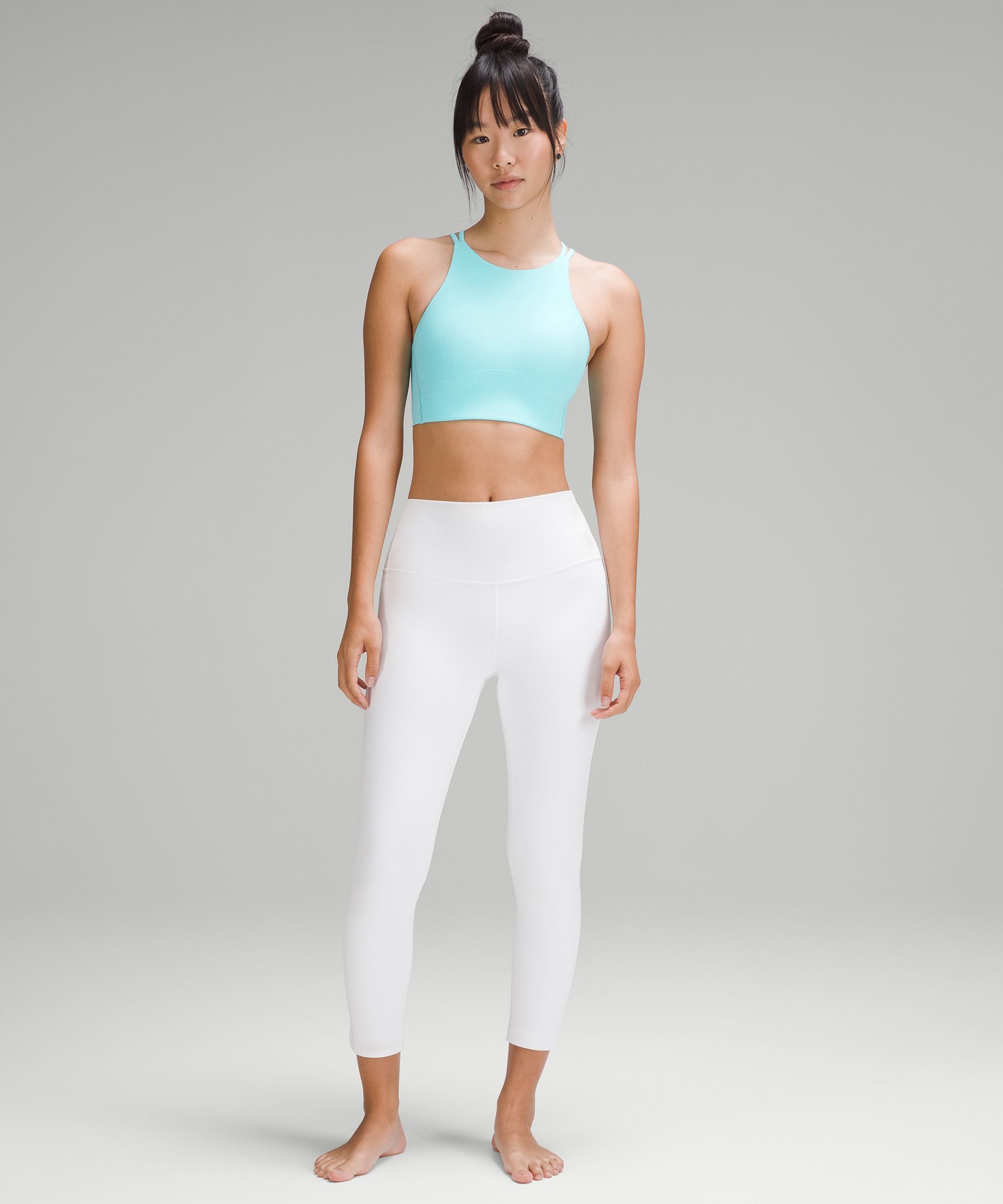 Like a Cloud High-Neck Longline Ribbed Bra *Light Support, B/C Cup sold by Lululemon product image thumbnail 3