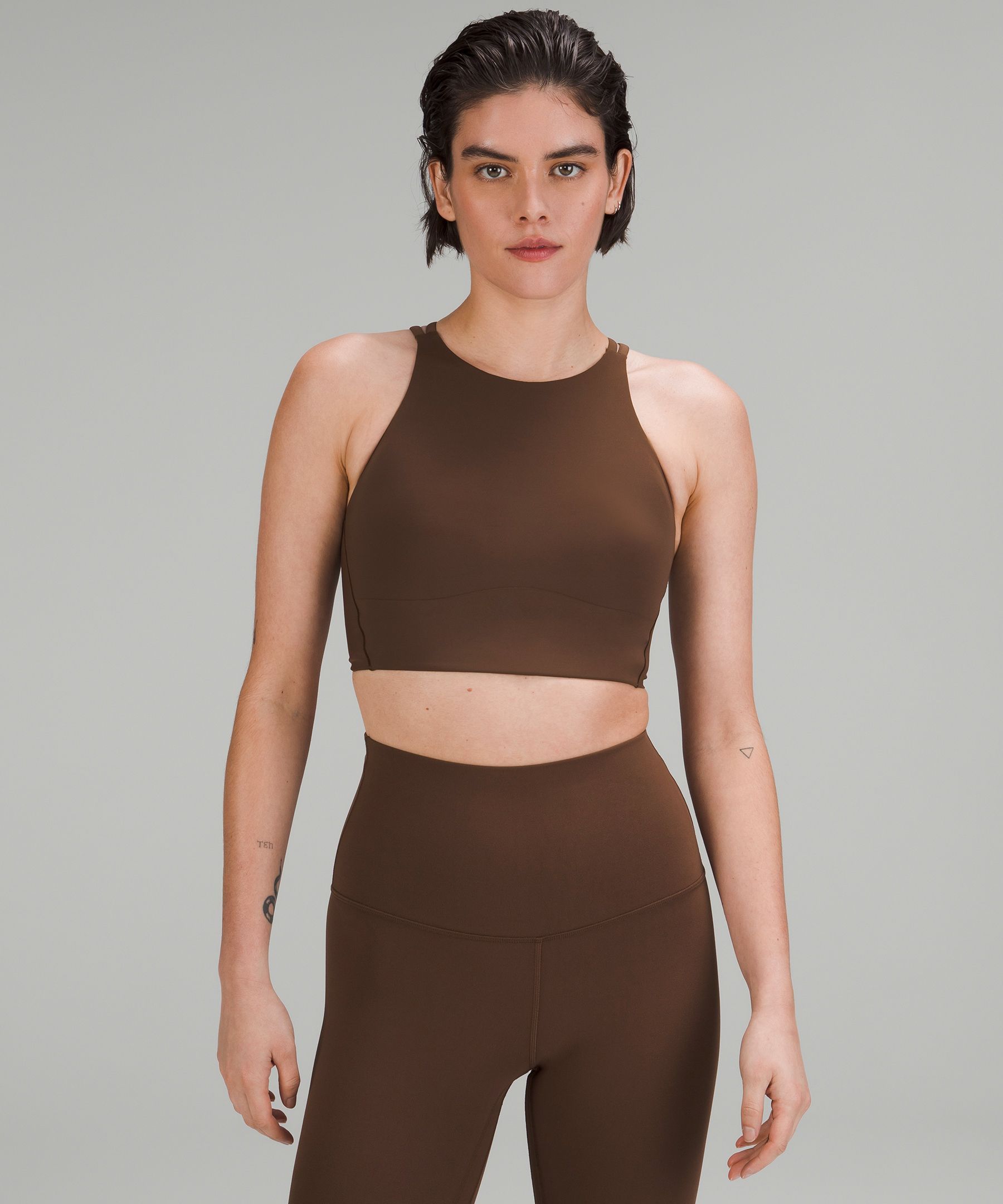 Like a Cloud High-Neck Longline Bra *Light Support, B/C Cup Online Only sold by Lululemon