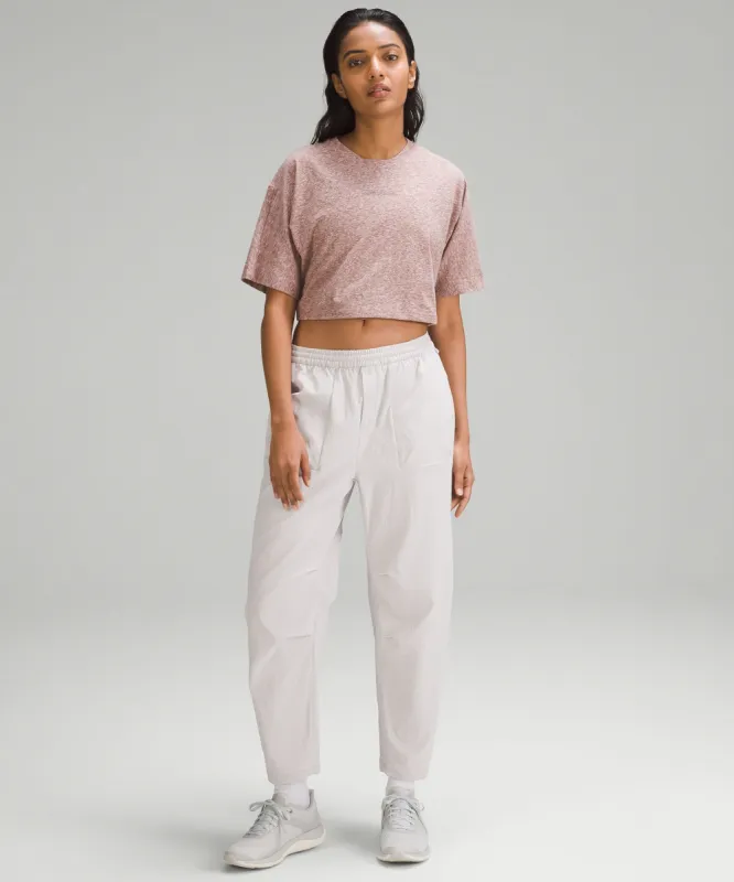 lululemon lab Cotton-Blend Cropped T-Shirt *Graphic sold by Lululemon