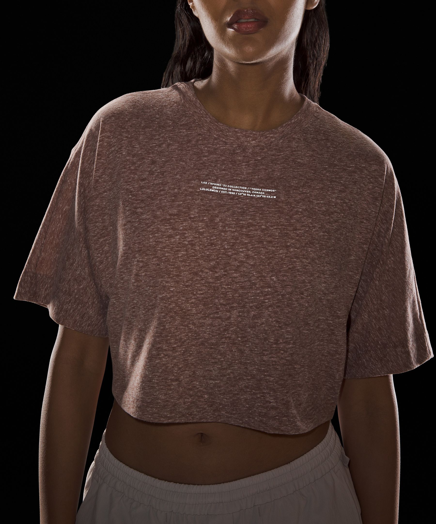 lululemon lab Cotton-Blend Cropped T-Shirt *Graphic sold by Lululemon product image thumbnail 5