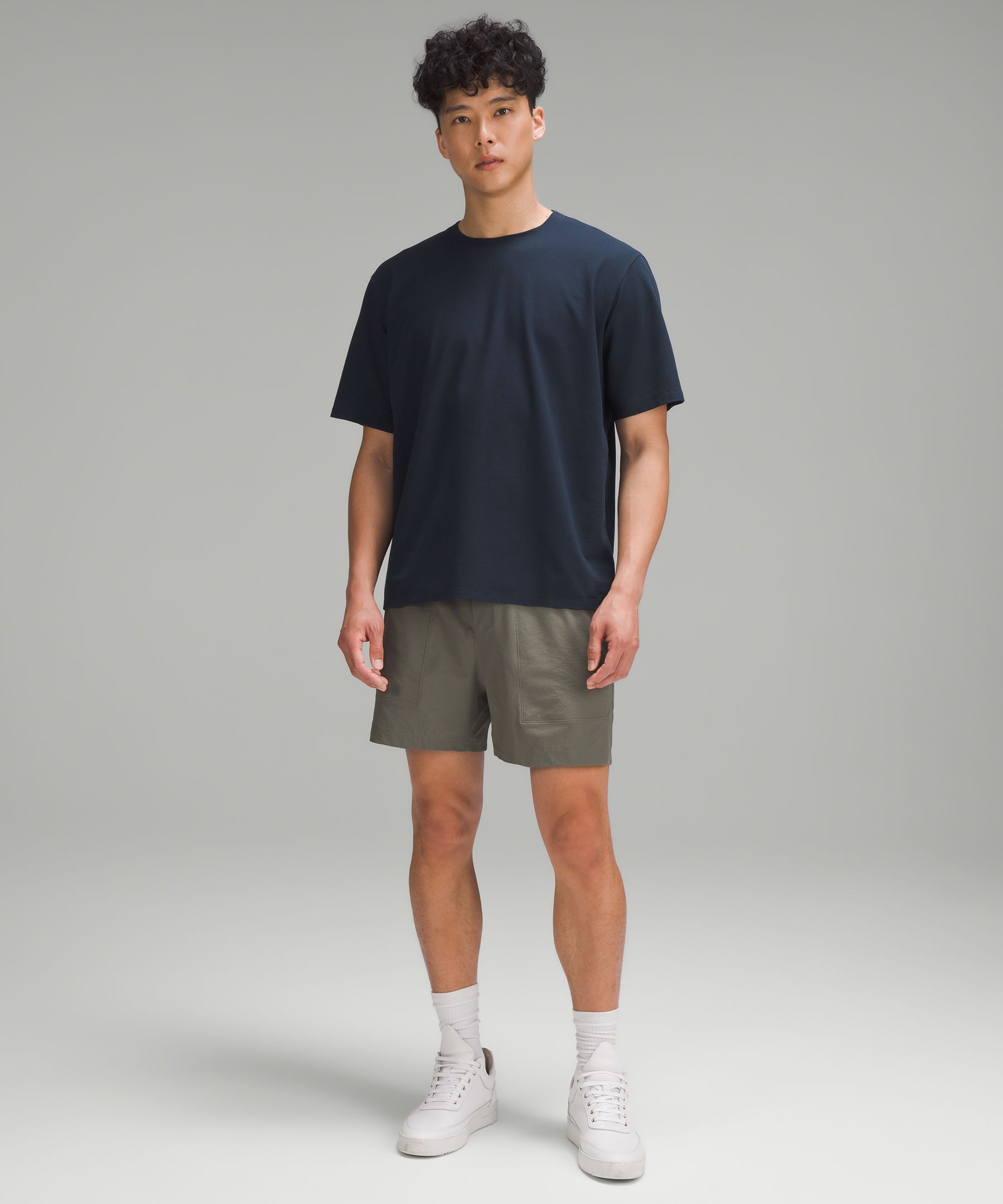 Pique Oversized-Fit T-Shirt sold by Lululemon product image thumbnail 2