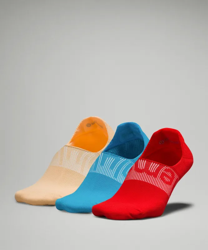Men's Power Stride No-Show Sock with Active Grip 3 Pack sold by Lululemon
