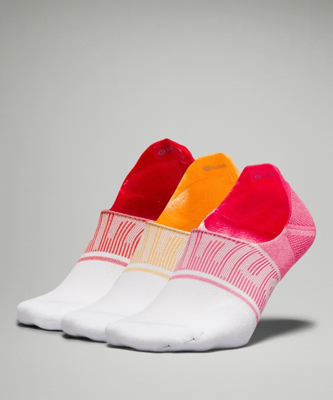 Men's Power Stride No-Show Sock with Active Grip Multi-Colour *3 Pack sold by Lululemon