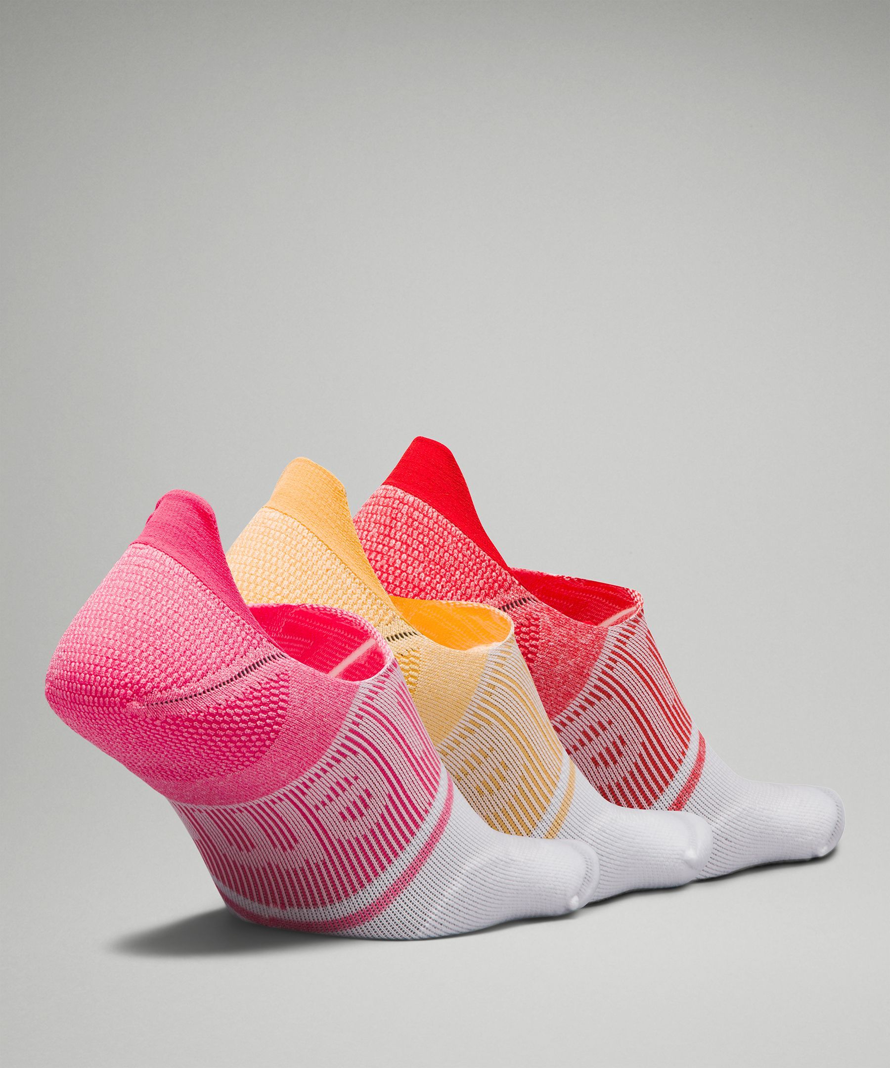 Men's Power Stride No-Show Sock with Active Grip Multi-Colour *3 Pack sold by Lululemon product image thumbnail 3