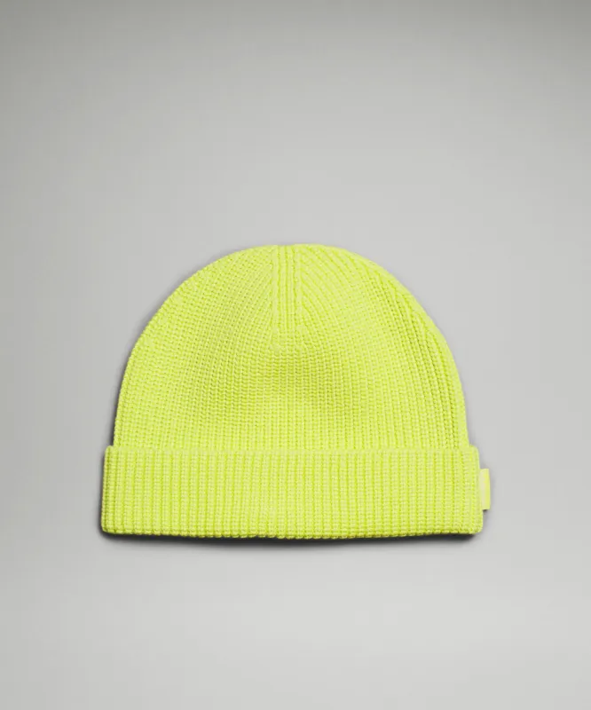 Close-Fit Cotton-Blend Ribbed Beanie *Online Only sold by Lululemon