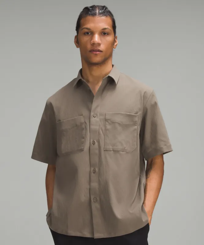 Relaxed-Fit Short Sleeve Button-Up sold by Lululemon