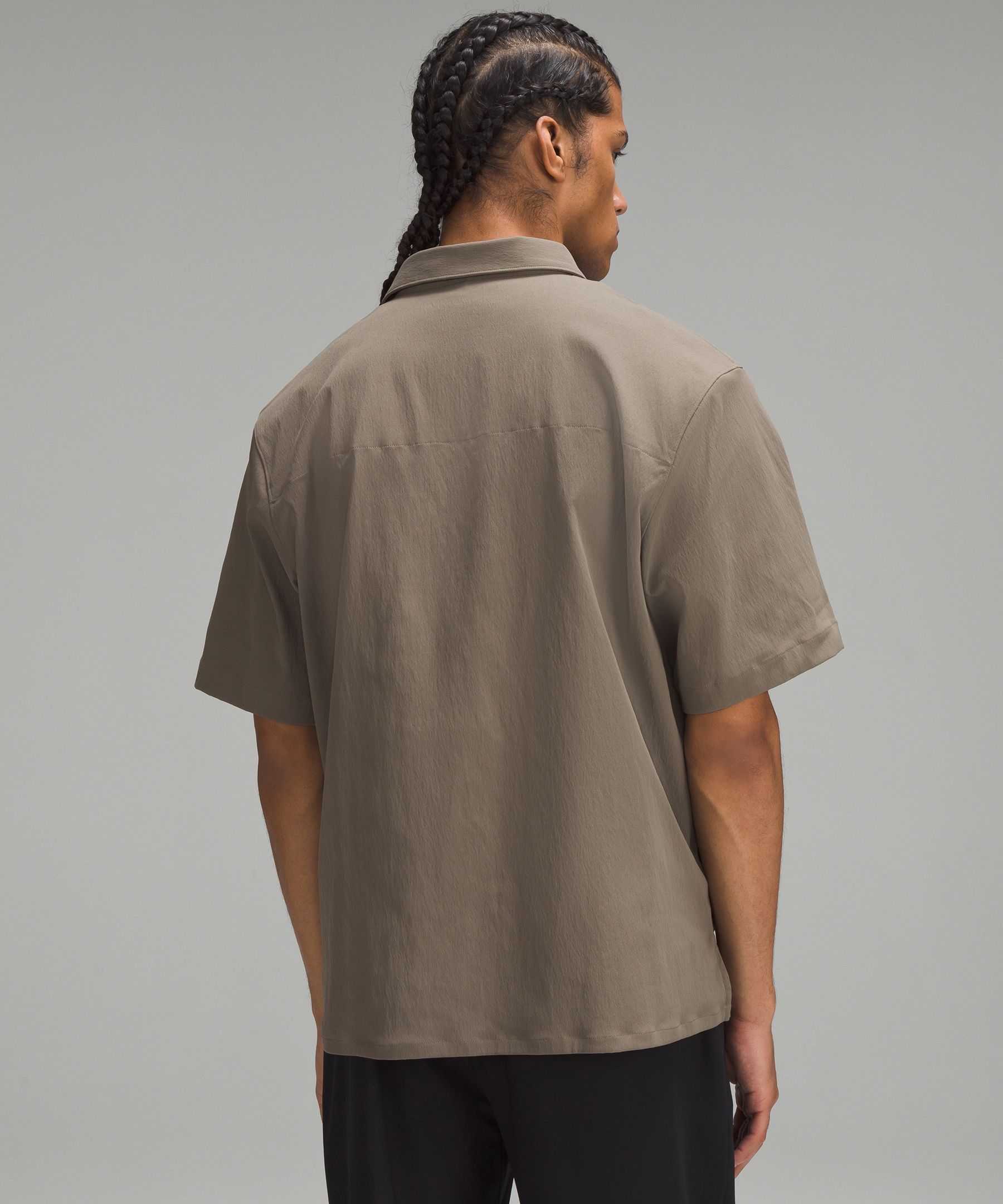 Relaxed-Fit Short Sleeve Button-Up sold by Lululemon product image thumbnail 3