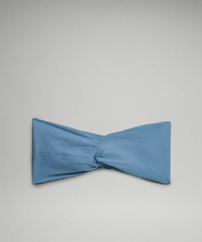 Women's Ribbed Nulu Twist-Front Headband made by Lululemon
