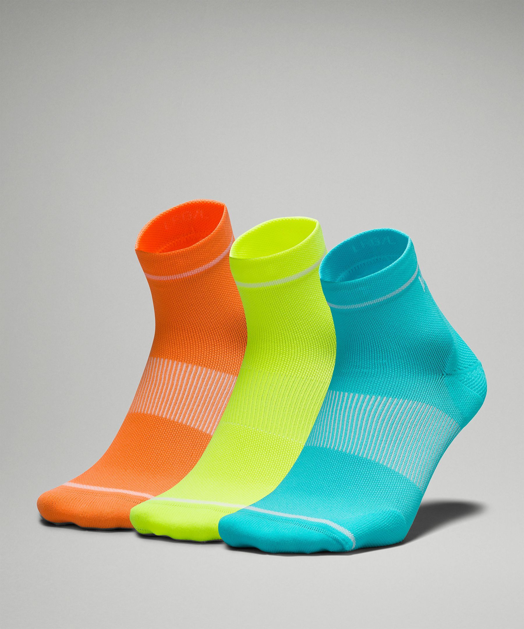 Men's Power Stride Ankle Sock Stripe *3 Pack sold by Lululemon