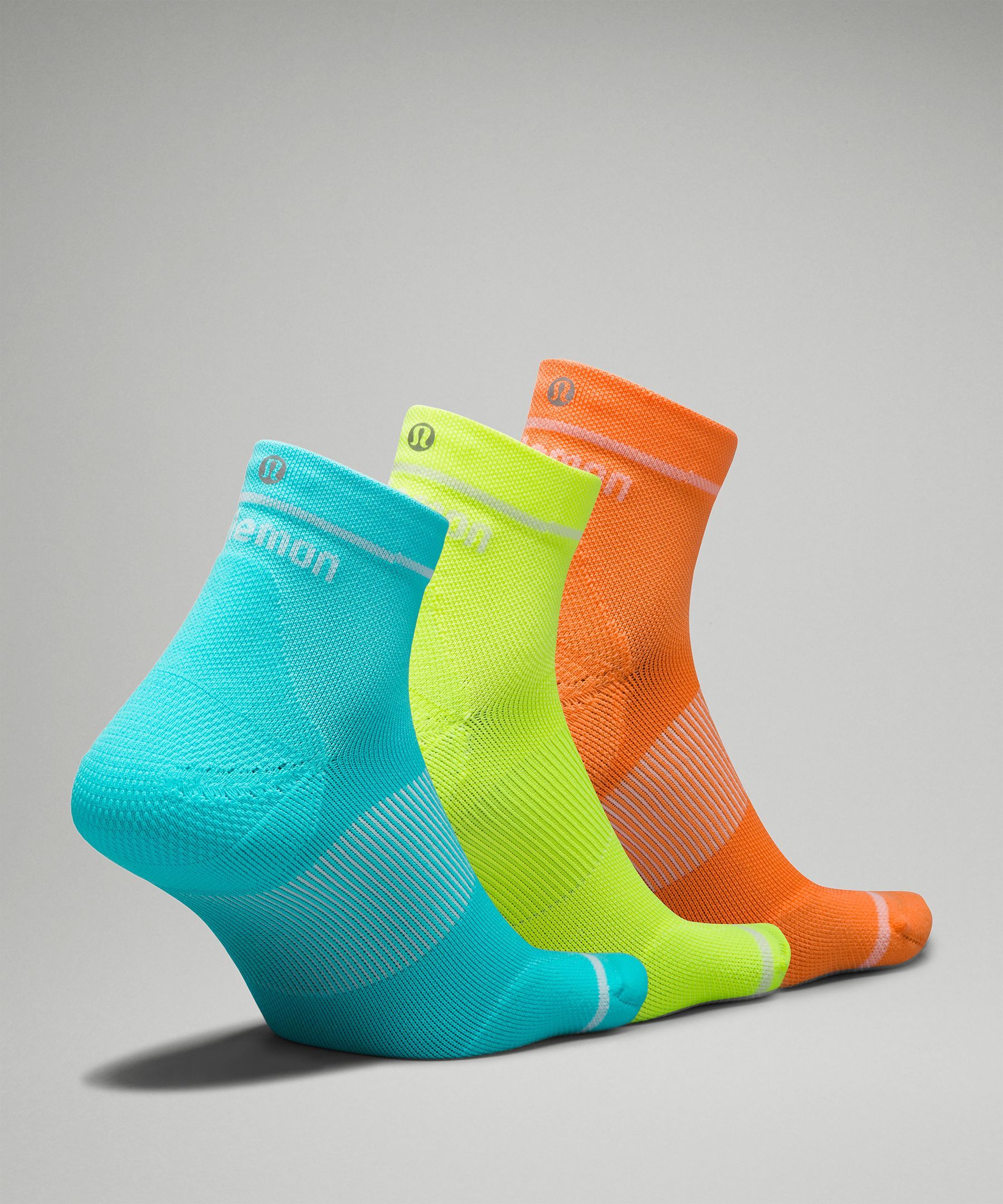 Men's Power Stride Ankle Sock Stripe *3 Pack sold by Lululemon product image thumbnail 3