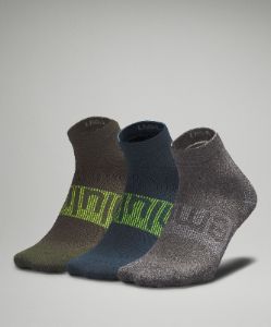 Men's Power Stride Ankle Sock *3 Pack sold by Lululemon