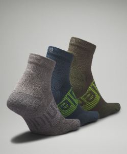 Men's Power Stride Ankle Sock *3 Pack sold by Lululemon