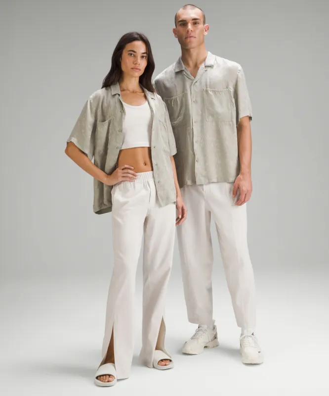 lululemon lab Jacquard Camp Collar Shirt sold by Lululemon