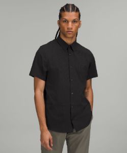 Airing Easy Short Sleeve Button-Up Shirt sold by Lululemon